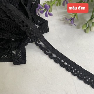 Ren thun viền , phụ liệu may vá  , size 1  cm( dây 10 mét)