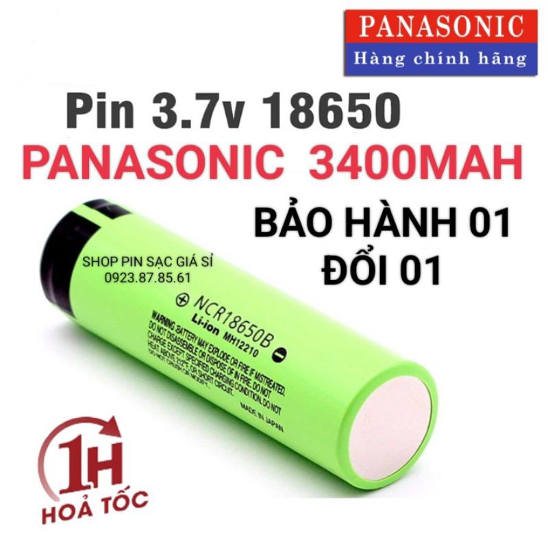 Cell pin 18650 Panasonic 3400mah JAPAN