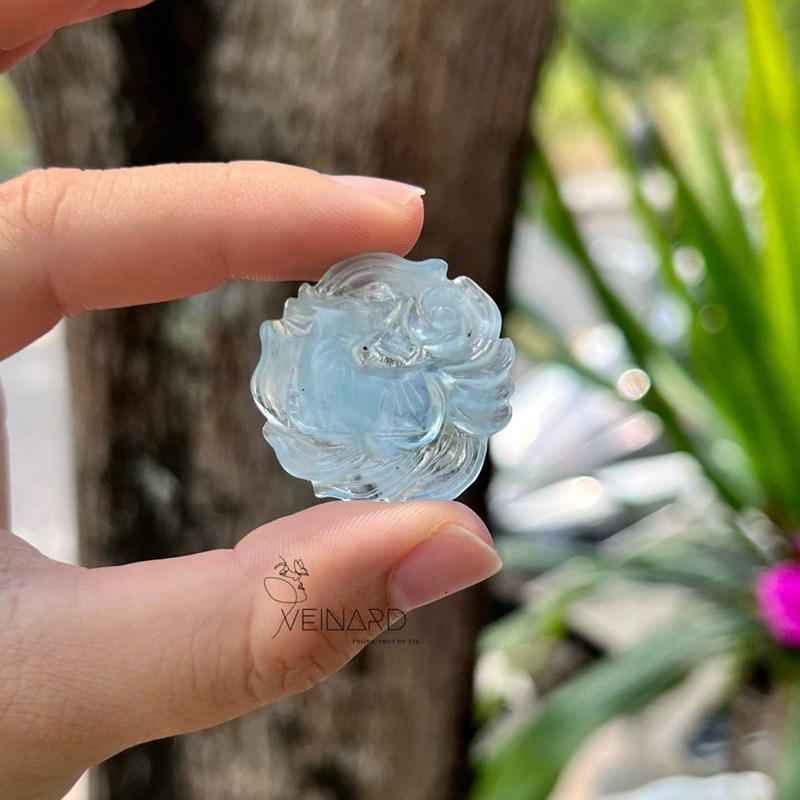 Mặt dây chuyền Hồ Ly Aquamarine