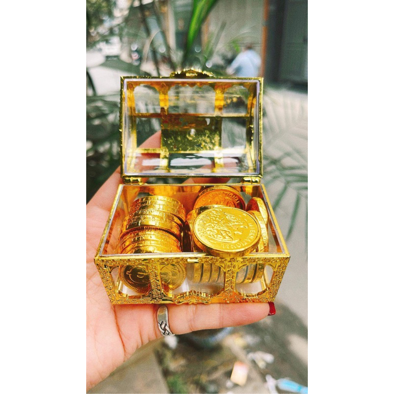 Rương vàng socola tài lộc
