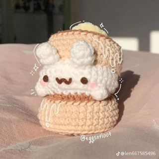 Móc khoá bánh kẹp thỏ bunny(Ib chọn màu )