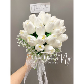 Hoa tulip cao cấp Hoa cưới cầm tay 161