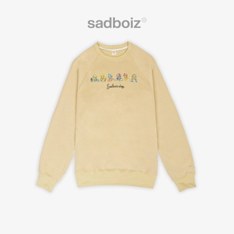 Áo sweater toss sadboiz nỉ chân cua size M