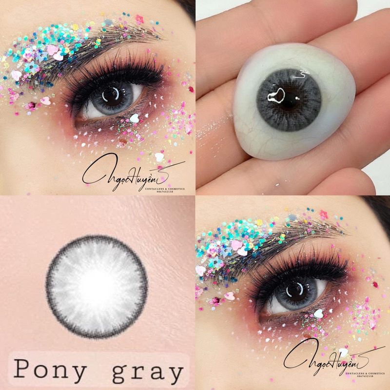 Lens Pony Gray & Brown