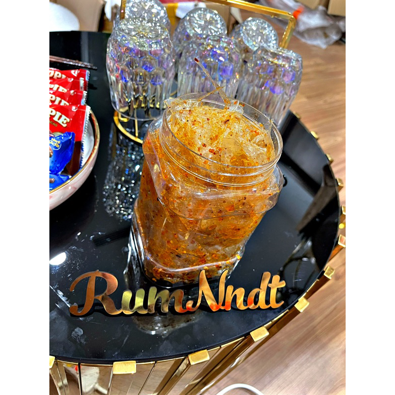 BÁNH TRÁNG SA TẾ KHÔ BÒ SIU CAY RUM.FOOD