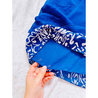 Đầm Voan Xanh Kiểu, FREESIZE, BIGSIZE, 2hand