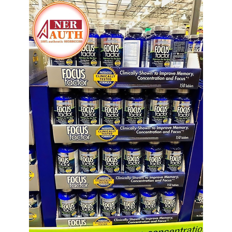 Bổ não, tăng cường trí nhớ Focus Factor Nutrition for the brain 180 viên_AIR MỸ DATE XA