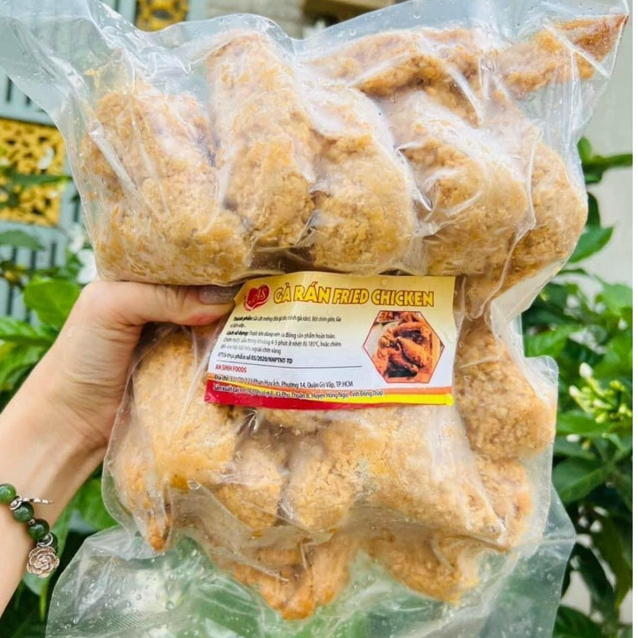 Gói 10 cánh gà rán tẩm bột chiên giòn BD Thành Đang giòn ngon