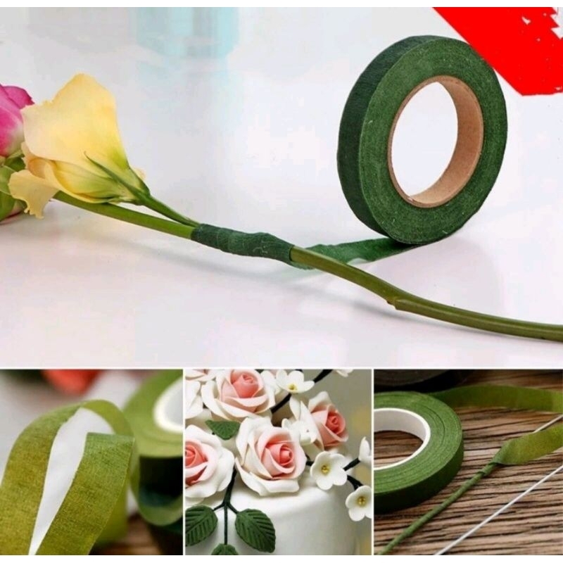 BĂNG KEO XANH QUẤN THÂN HOA - SÁP QUẤN CÀNH CÓ KEO SẴN