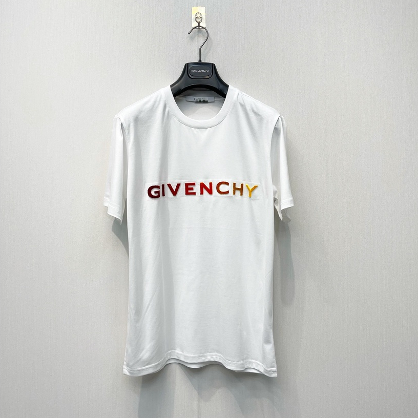 Áo T-shirt Givenchy chữ màu thêu LA on web [ Luxury Shop ]