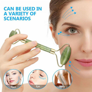 Cây lăn 2 đầu đá ngọc bích- đá 100%