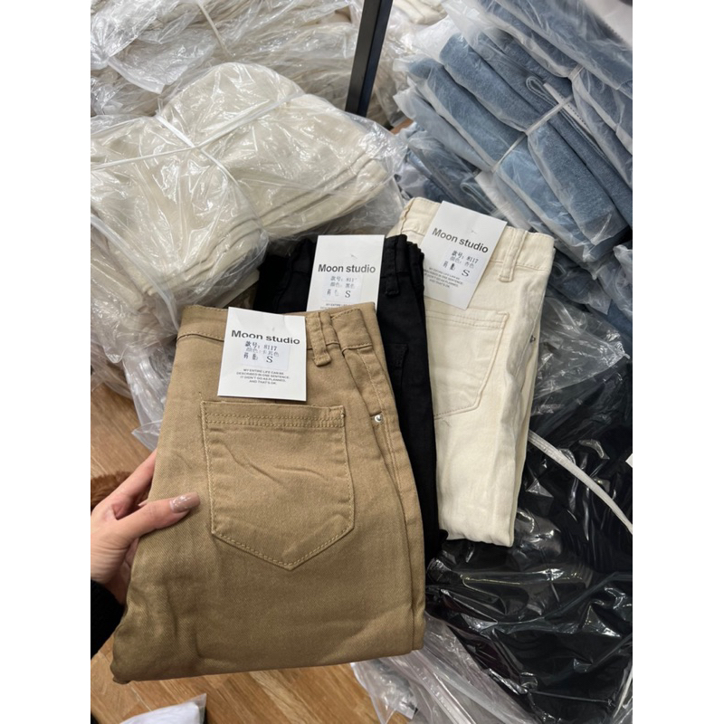Quần jeans ống loe 3 màu Cuahangjeans