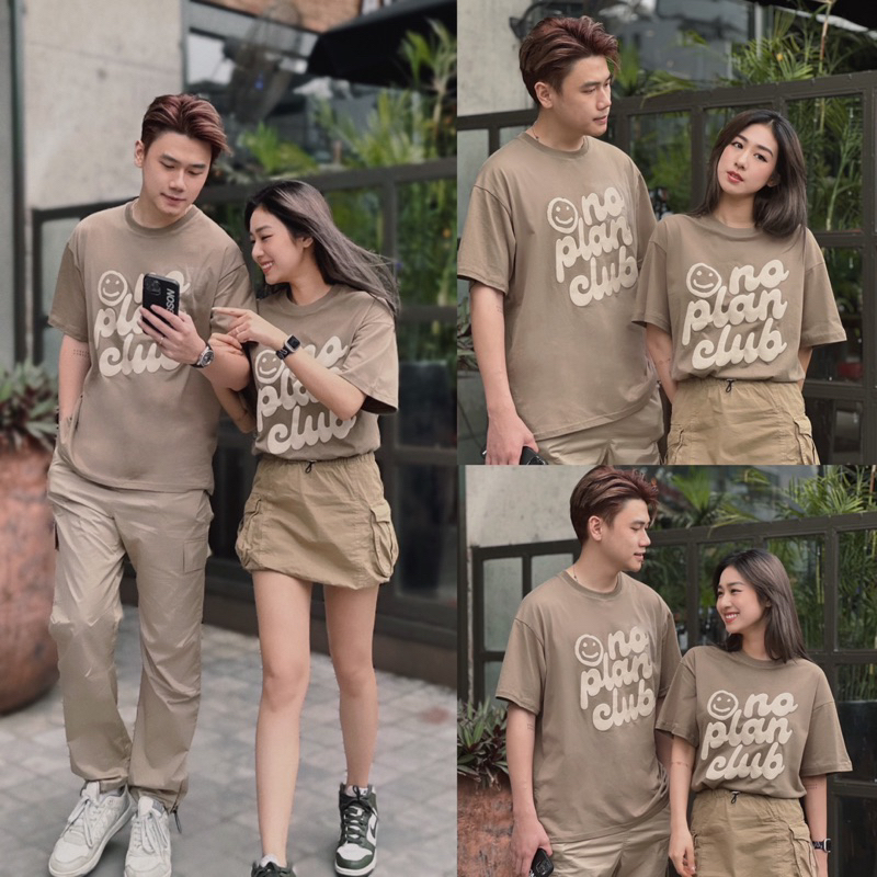 Áo phông nam nữ tay lỡ ET.TEE in hình vải thun cotton thấm mồ hôi màu trắng, nâu,đen đủ size A2017 A2018 A2019