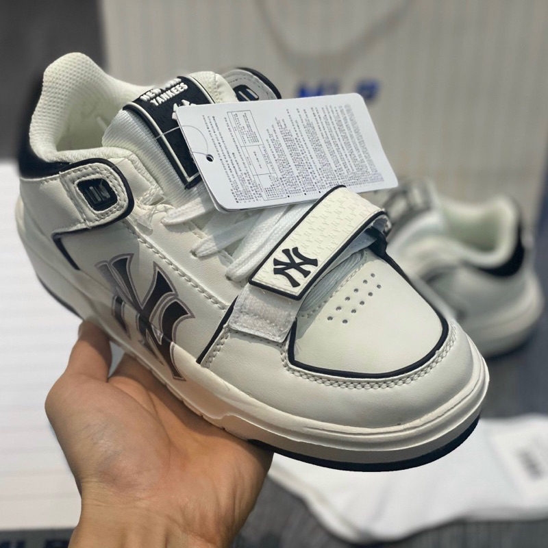 GIÀY M’LB CHUNKY LINER BLACK WHITE ĐAI DÁN SC