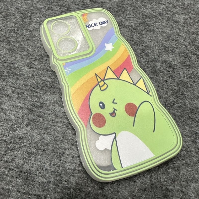 Case ốp lưng Oppo A57 A77S dẻo nhiều hình siêu dễ thương viền lượn sóng bảo vệ camera