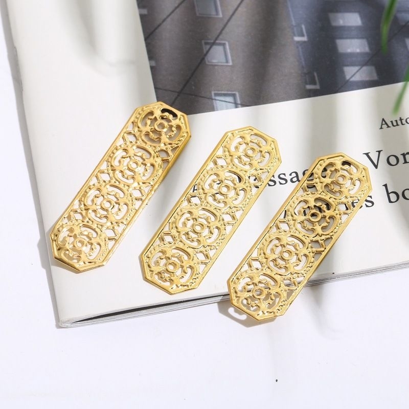 5 phiến kim loại thanh ngang họa tiết 14*47mm nguyên liệu trang sức handmade cổ trang, cosplay
