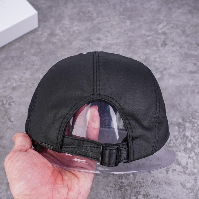 Nón Sơn chính hãng dáng không chóp phối da cao cấp dành cho nam chất liệu gió cao cấp MC017  - Hùng Nón Hiệu