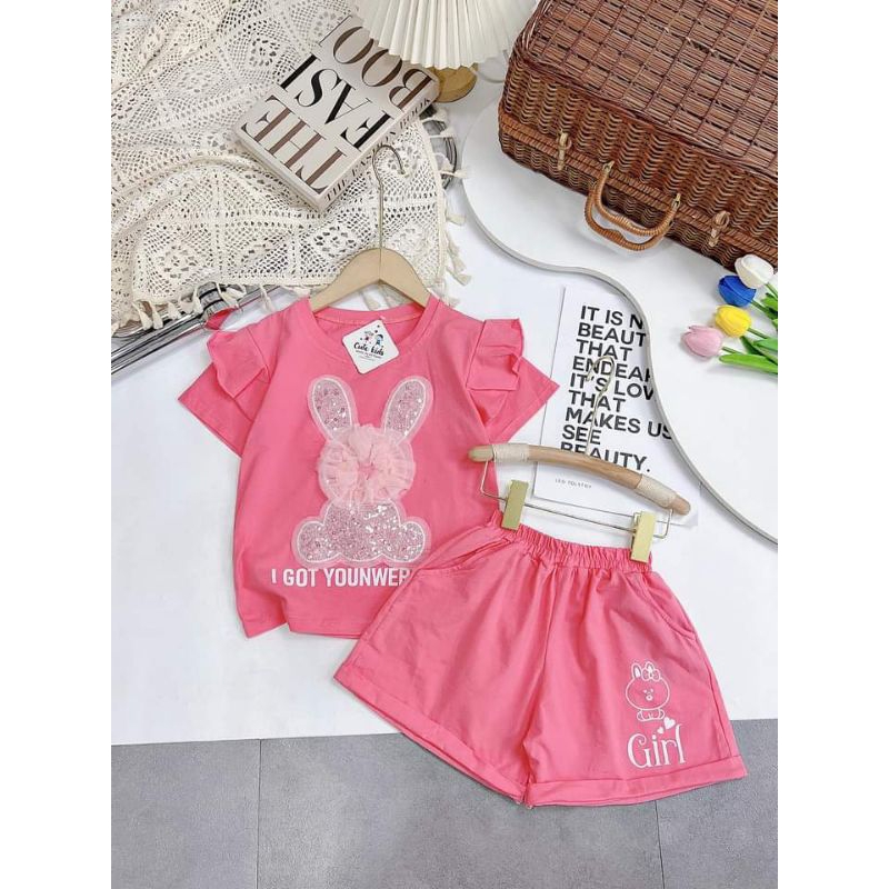 Bộ cotton táu cho bé size 18_30kg