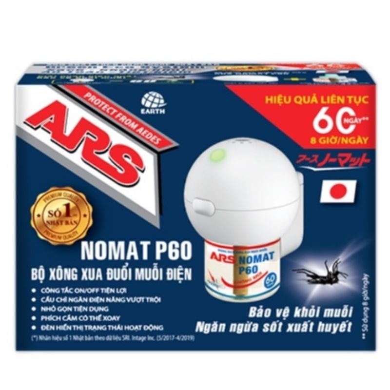 Bộ xông đuỗi muỗi ARS NOMAT P60