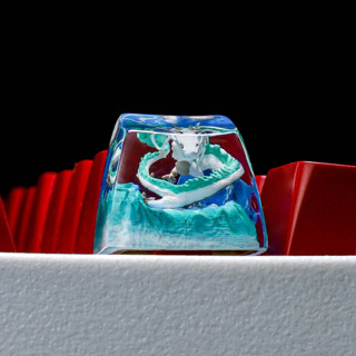 Keycap rồng HAKU siêu ngầu, nút bàn phím lẻ siêu ngầu, keycap artisan, SA profile