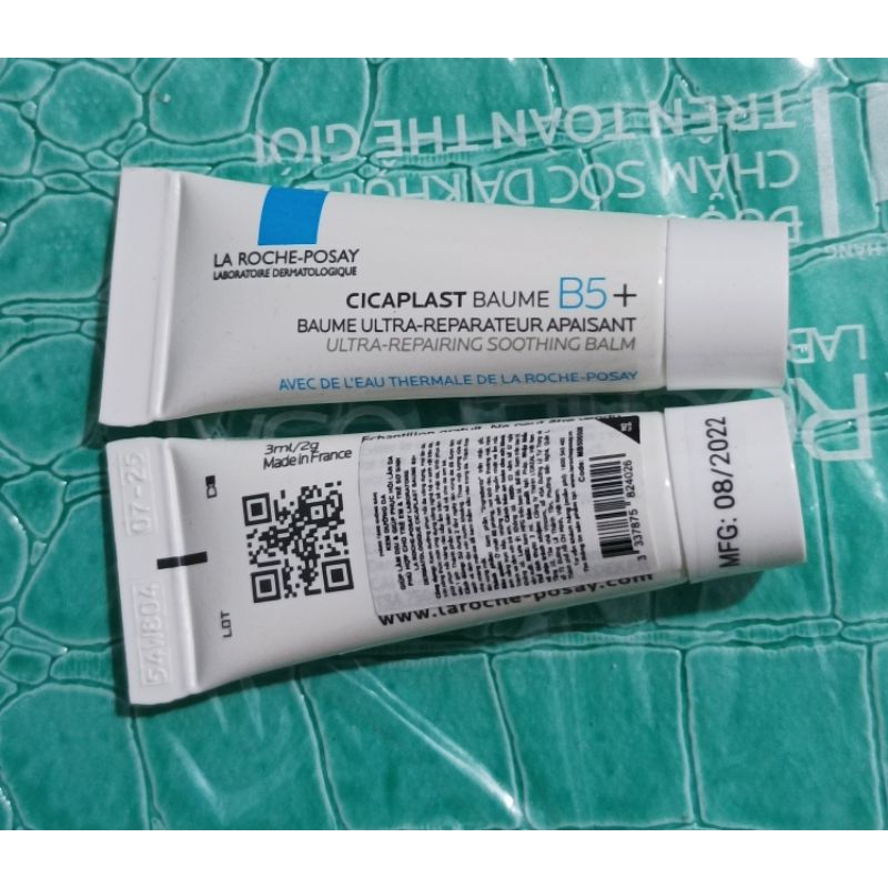 Kem dưỡng phục hồi và làm dịu da La Roche Posay Cicaplast Baume B5 3ml