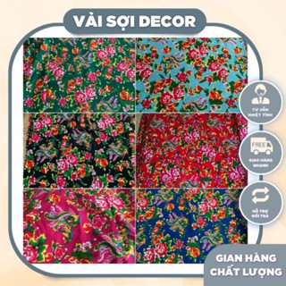 Vải chăn con công các màu( 2,43m x 1,6m)