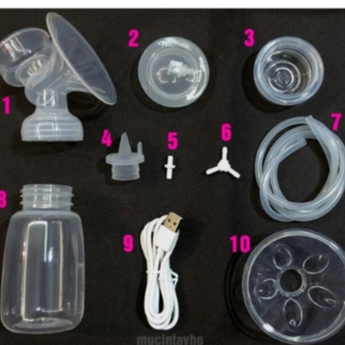 Bộ 2 phễu massa silicol cho máy hút sữa điện đôi Real Bubee