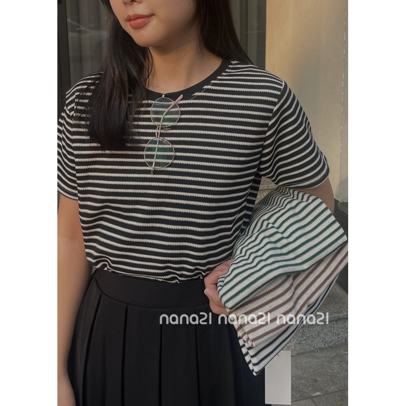 Áo pull kẻ ngang Nana21 Nanastore21