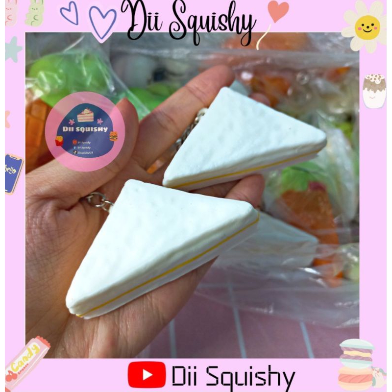 Squishy bánh tam giác ( đọc kỹ mô tả)