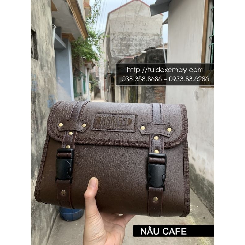 TÚI TREO XE MÁY XSR 155 CÓ TEM, KÍCH THƯỚC 28cm * 22cm * 10cm