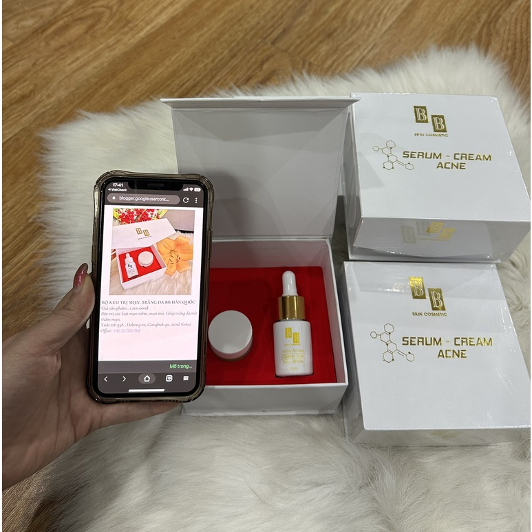 BB Serum Cream Acne Trắng Sáng Da , Mụn