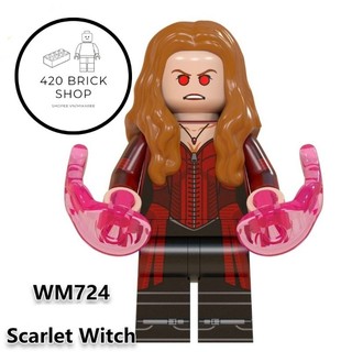 Non Lego - Minifigures Nhân Vật Scarlet Witch WM724