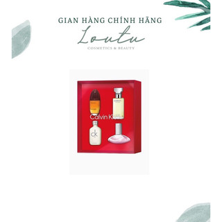 Set 4 chai nước hoa mini của Calvin Klein Fragrances