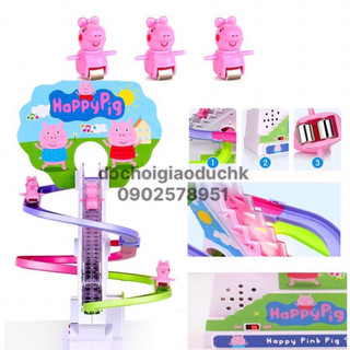 Đồ chơi heo peppa leo thang - pig slide