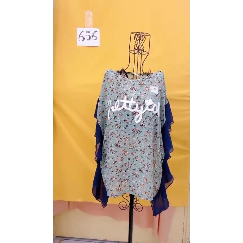 áo voan hoa size M-L. S656