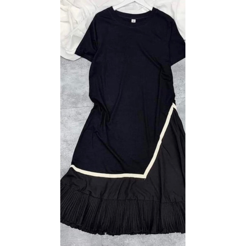 Váy V25 Thiết Kế Đuôi Cá Dập Ly Chất Cotton Mát Mịn From Rộng | BigBuy360 - bigbuy360.vn