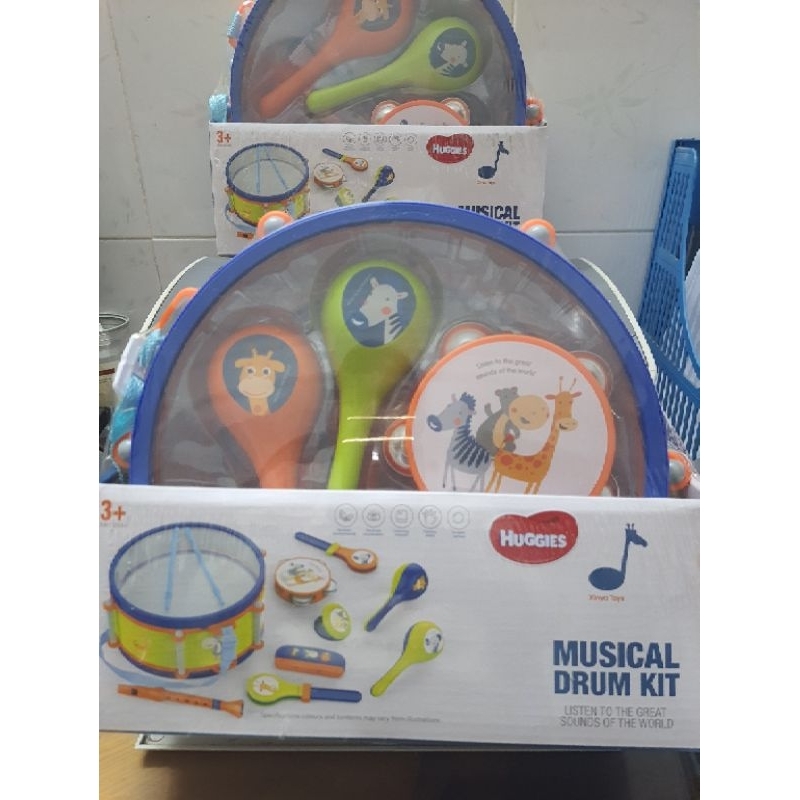 Bộ đồ 9 nhạc cụ âm nhạc TRỐNG,KÈN,SÁO,....Hàng đẹp