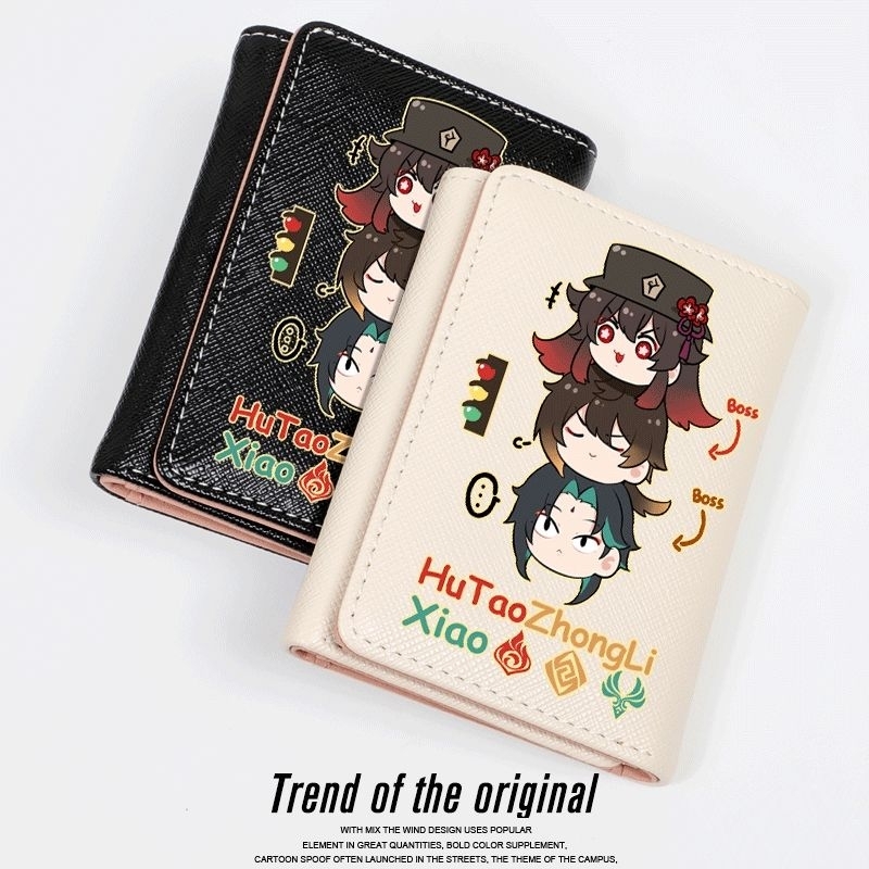 Ví in hình Genshin Impact dễ thương