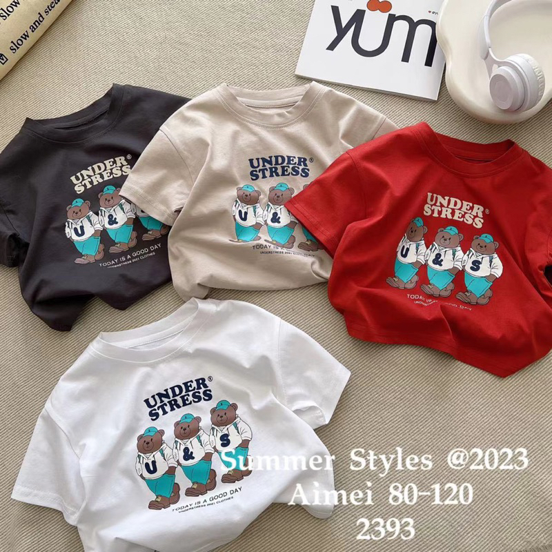 Áo phông quảng châu siêu yêu cho bé từ 8-22 kg