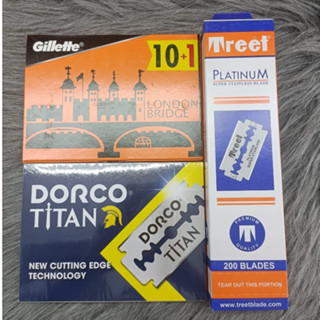 Hộp 100-200 Lưỡi Lam Gillette/Dorco/Treet