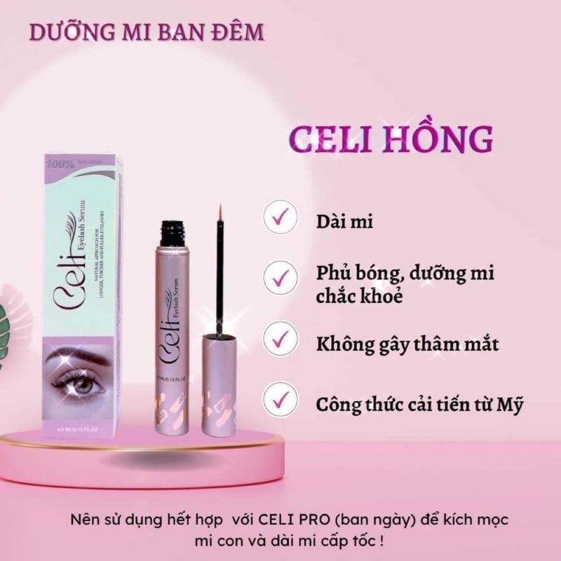 Combo Dưỡng Mi Mày CELI phiên bản 2 trong 1