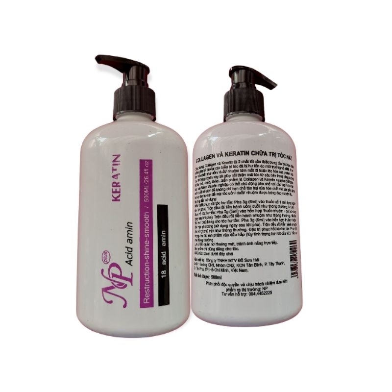 Kem phục hồi hư tổn Collagen và Keratin