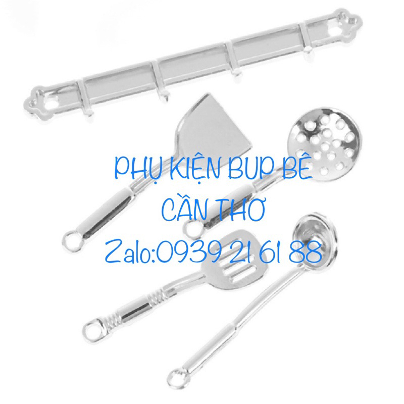 Bộ muỗng bếp mini cho nhà bup bê