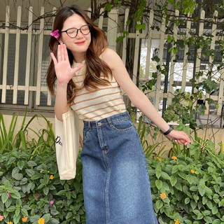 Áo montoghi 3 lỗ kẻ
