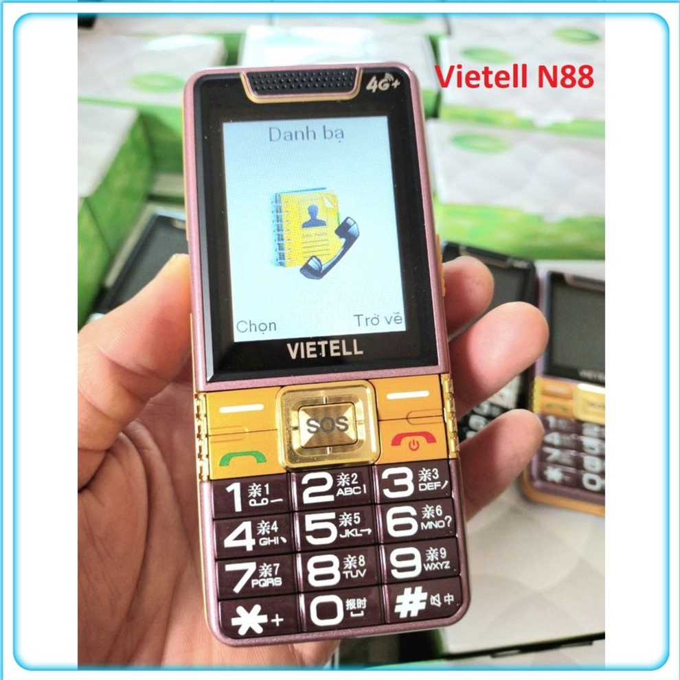 Điện Thoại Người Già V800 Và N88 Mới FullBox Loa To, Pin Trâu Đọc Số
