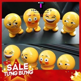 Emoji con lắc lò xo - đồ chơi siêu nhân - con lắc lò xo