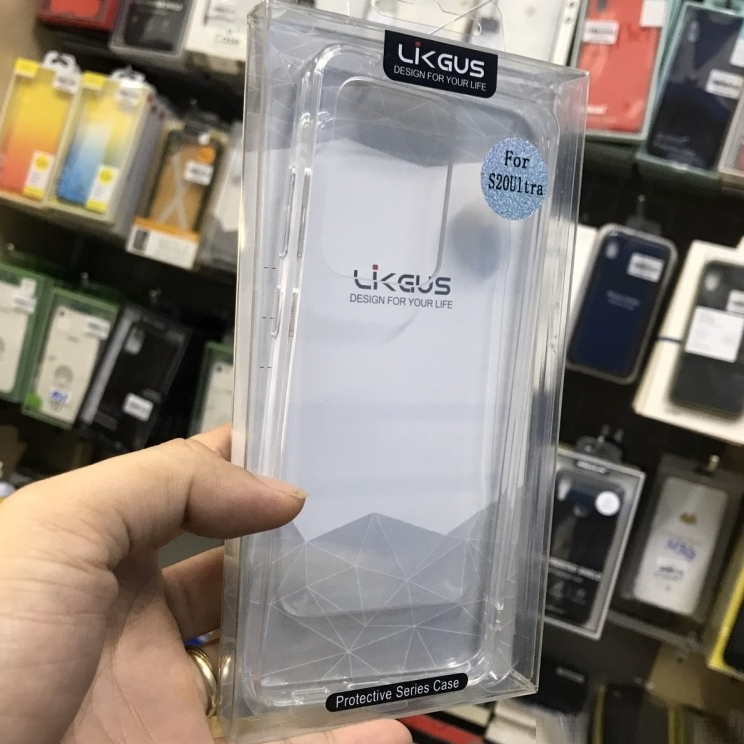 Ốp Lưng Samsung S20 Ultra Likgus Chống sốc Trong Suốt