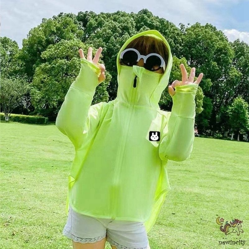 Áo nắng uv cho bé chất lụa lạnh siu mát về típSz L Xl bé 3 đến 12t