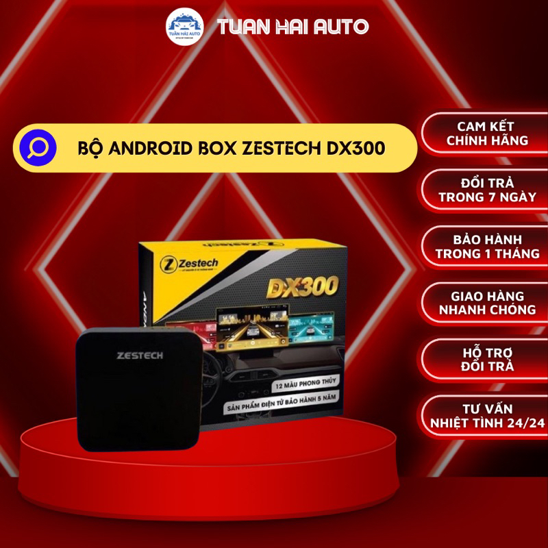 Bộ Android Box Ô Tô Zestech Dx300 Phiên Bản Mới Nhất [Tặng Camera Hành Trình, Sim Data 4G] (Nhiều Tính Năng Vượt Trội)