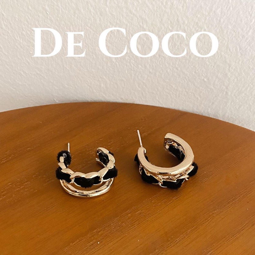 Khuyên tai nữ DECOCO ACC Mini Circle vòng tròn nhỏ